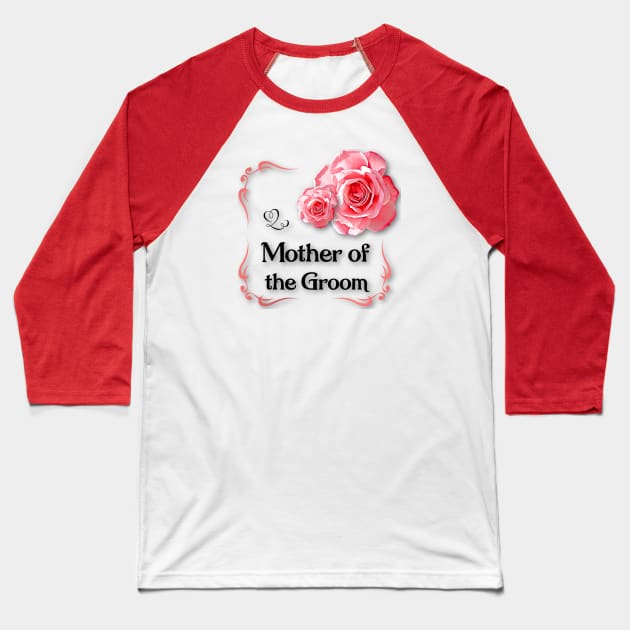 Mother of the Groom Baseball T-Shirt by MaryLinH